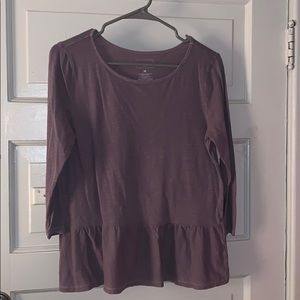 Juniors M 3/4 sleeve top